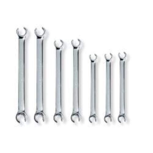 Kraftwerk Tools 3580 7-t. offener Doppelringschlüsselsatz