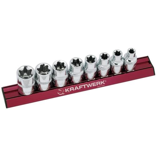 Kraftwerk Tools 320099 8-pcs. E-TX socket set MAGALU 1/2"