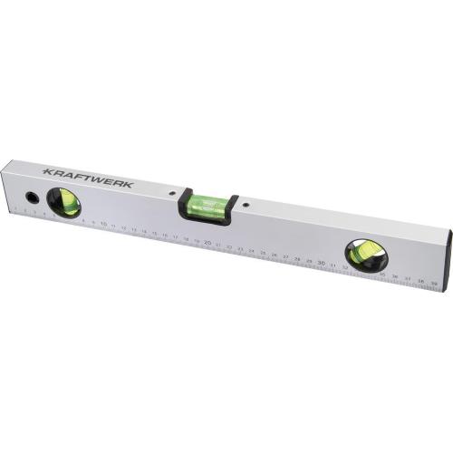 Kraftwerk Tools 311.010.400 Livella a 2 bolle con profilo cavo in alluminio