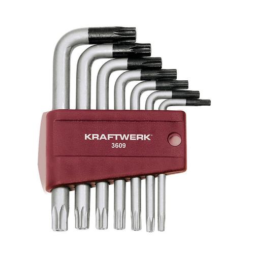 Kraftwerk Tools 3609 9-pc. tamper TX-key set T10-T50
