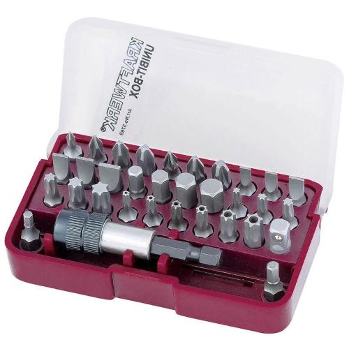 Kraftwerk Tools 3789 33-p. 1/4" UNIBIT box/q.r. holder