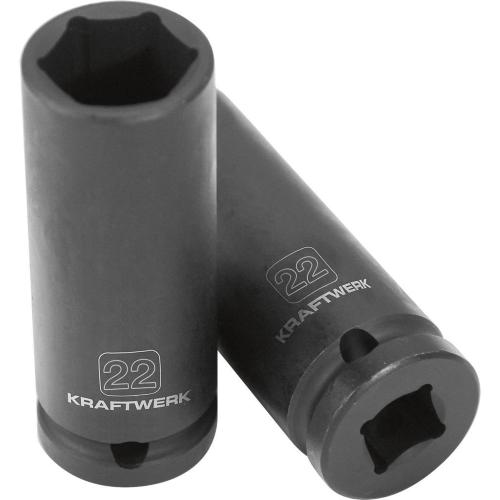 Kraftwerk Tools 481220 3/4" Tiefe Schlag-Stecknuss 22 mm