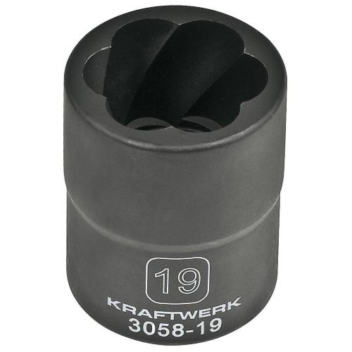 Kraftwerk Tools 3058-19 Ausdreh-Stecknuss 1/2" 19 mm