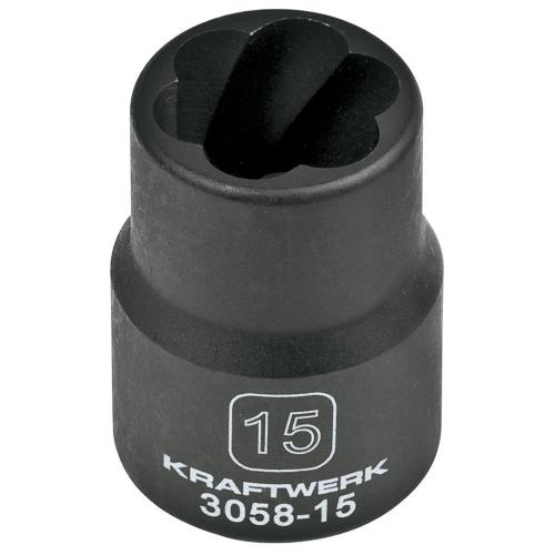 Kraftwerk Tools 3058-15 Extractor tuerca 1/2" 15 mm