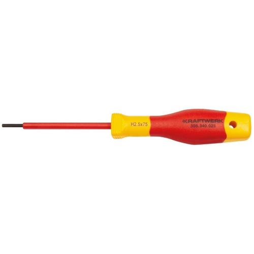 Kraftwerk Tools 305.340.025 Elektriker-Schraubendreher Innensechskant 2.5 mm