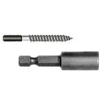 Kraftwerk Tools 3784-M6 Bit-holder with thread M6
