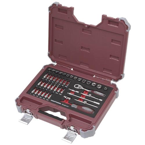 Kraftwerk Tools 204.201.014 Steckschlüssel-Satz, 1/4", 44-tlg.