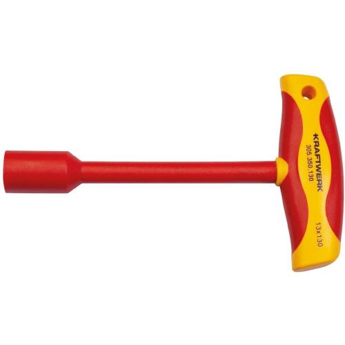 Kraftwerk Tools 305.350.130 T-handle nut hex key wrench 13 mm VDE