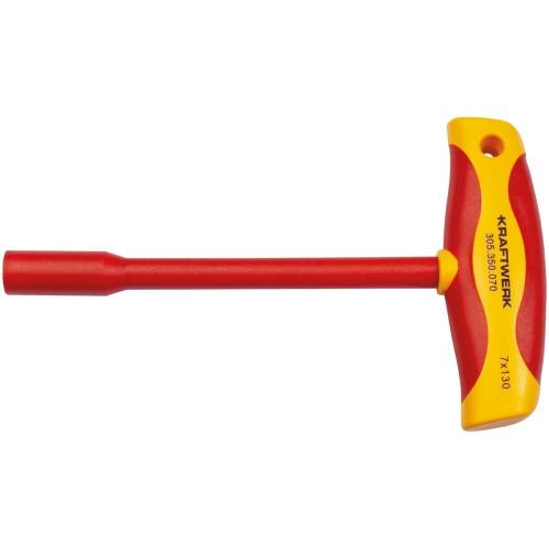 Kraftwerk Tools 305.350.070 Steckschlüssel T-Griff Schraubendreher 7 mm VDE