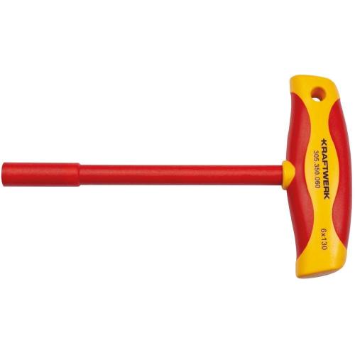 Kraftwerk Tools 305.350.060 Llave en T con vaso para electricista 6 mm