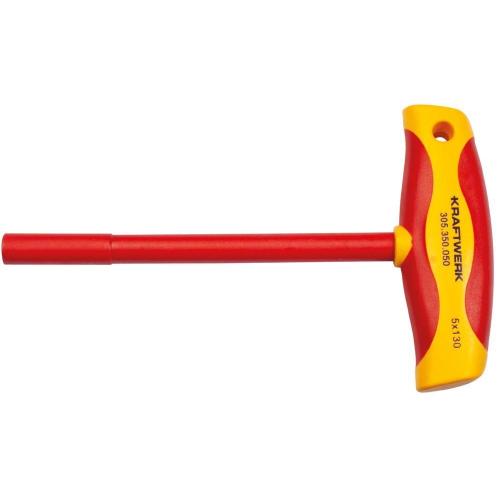 Kraftwerk Tools 305.350.050 Llave en T con vaso para electricista 5 mm