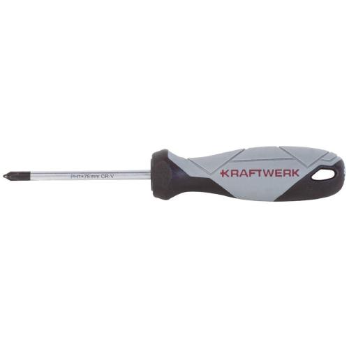 Kraftwerk Tools 305.101.002 BASIC LINE Schraubendreher PH PH1 x 75 mm