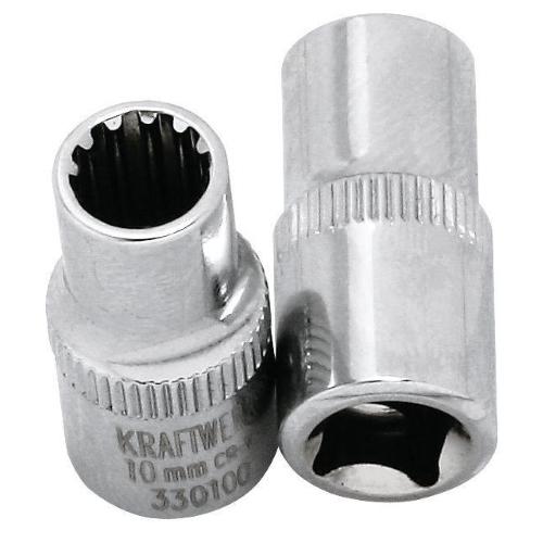 Kraftwerk Tools 330120 1/2'' dr. Combi socket 12mm