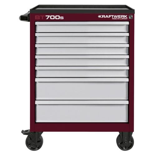 Kraftwerk Tools 101.107.CLA Carrello da officina BT700s 7 cassetti red-grey