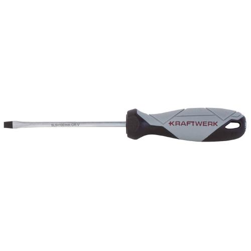 Kraftwerk Tools 305.100.005 BASIC LINE screwdriver slotted 5.0 x 100 mm