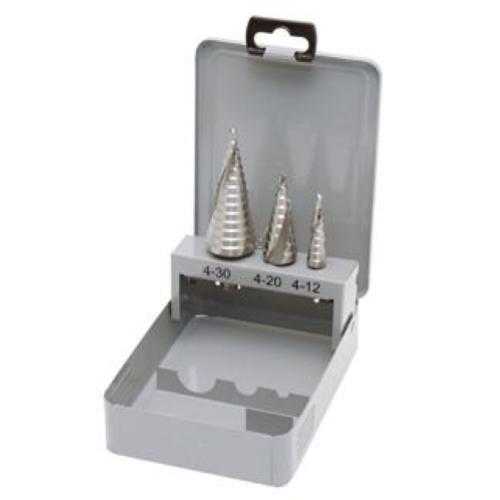 Kraftwerk Tools 18000 3-t. Stufenbohrersatz HSS-E Co5