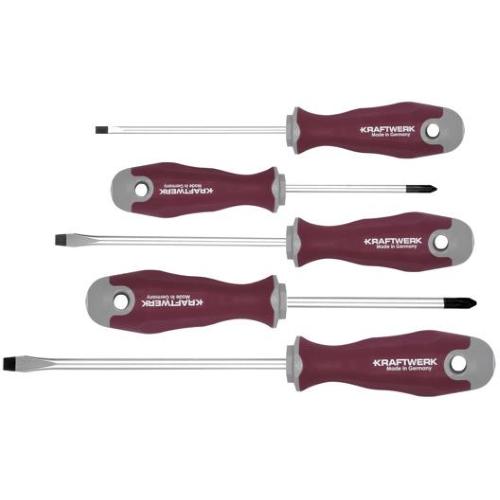 Kraftwerk Tools 105.402.001 Screwdriver set for slotted and PH 5-pcs