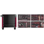 Kraftwerk Tools 102.517.006 PRO LINE Carrello da officina PT1000 7 cassetti 261 pz.