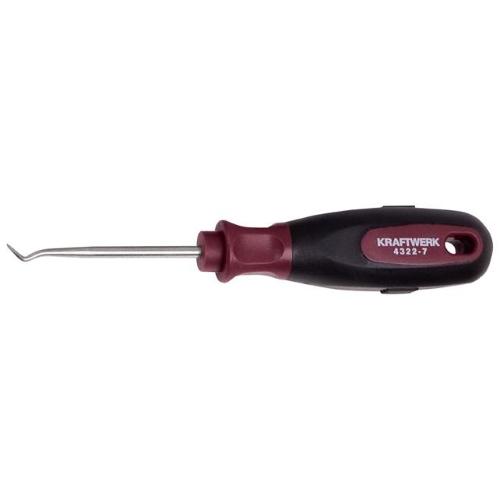 Kraftwerk Tools 4322-7 Punta di precisione piegata corta con impugnatura ErgoKraft