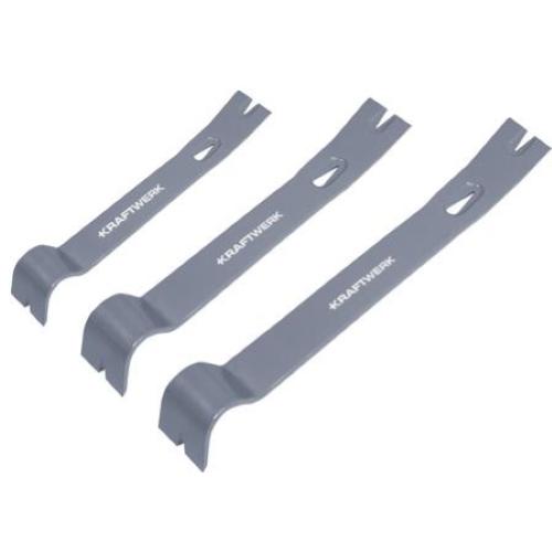 Kraftwerk Tools 320.010.003 Satz mit 3 Brechstangen aus Karbonstahl 30, 38, 45 cm