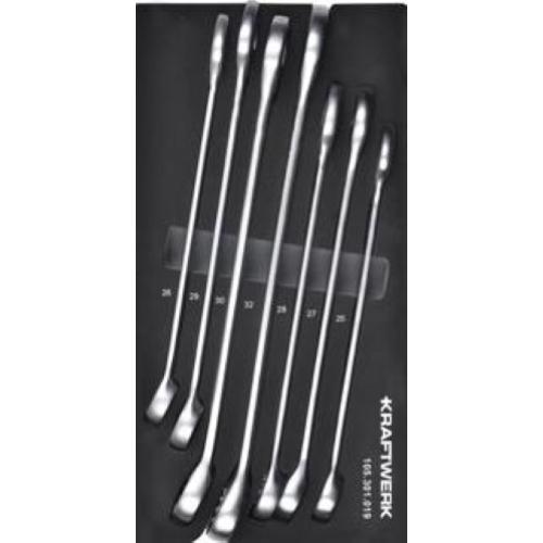 Kraftwerk Tools 105.301.019 Set di chiavi combinate 7 pezzi Inlay 20x40
