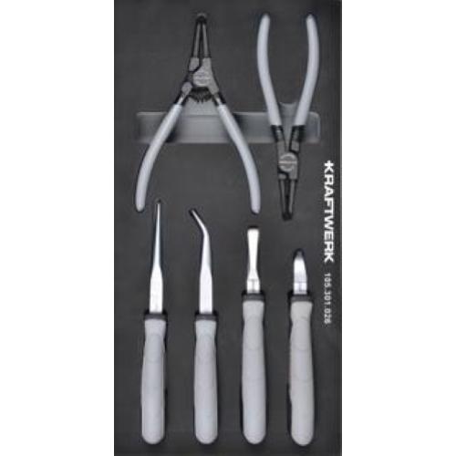 Kraftwerk Tools 105.301.026 BASIC LINE Bandeja de alicates 20x40 8-pzas.