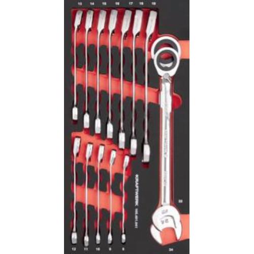 Kraftwerk Tools 105.401.041 PRO LINE EVA3 Ratchet combination wrench 20x40 14-pcs.