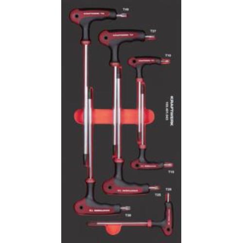 Kraftwerk Tools 105.401.043 PRO LINE EVA3 T-handle screwdriver TX 20x40 7 pcs.