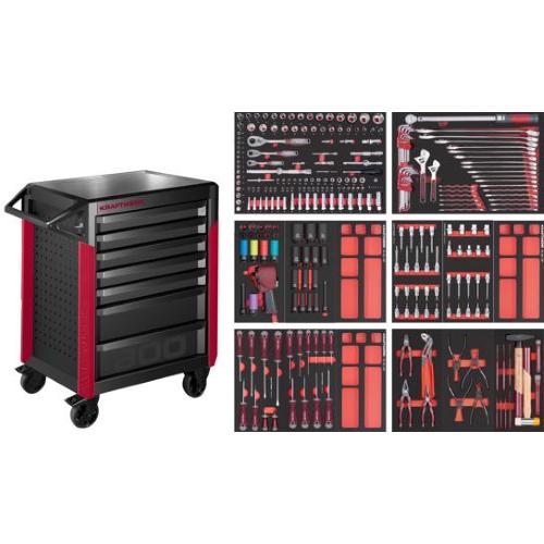 Kraftwerk Tools 102.417.003 PRO LINE Mobile Tool Cabinet PT800 7 drawers 279 pcs.