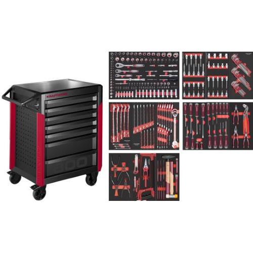Kraftwerk Tools 102.417.009 PRO LINE Mobile Tool Cabinet PT800 7 drawers 283 pcs.