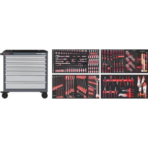 Kraftwerk Tools 102.217.202 BT LINE Tool trolley BT900, 7 drawers 278-pcs.