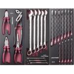 Kraftwerk Tools 105.515.002 Assort. di utensili, EVA, combinazione di chiavi e pinze, 24 pz