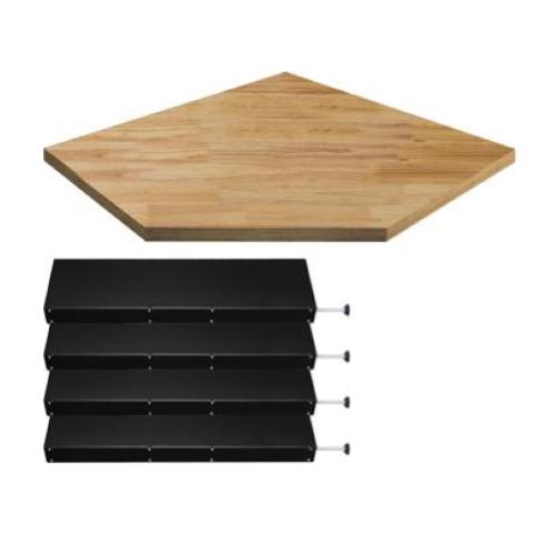 Kraftwerk Tools 3964-EX-999 MOBILIO worktop extension set for 1 corner unit