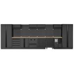 Kraftwerk Tools 3964Q-BLK MOBILIO BLK Mobili da officina a 8 elementi, Faggio