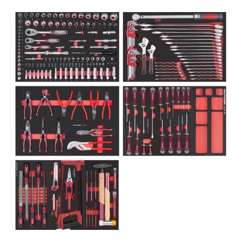 Kraftwerk Tools 105.658.000 PRO LINE EVA Tool set, 242 pcs.
