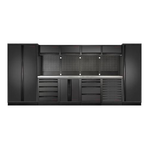 Kraftwerk Tools 3964K-BLK-013-IX MOBILIO BLK 6-elements workstation, inox