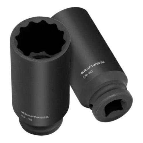 Kraftwerk Tools 381933 Vaso  impacto 12 caras 1/2" 33mm