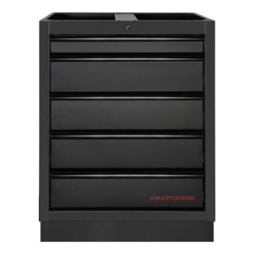 Kraftwerk Tools 3964-05-BLK MOBILIO drawer cabinet, 5 drawers BLK