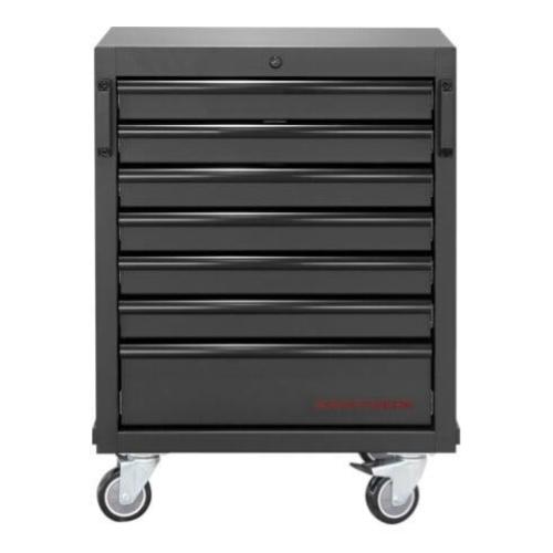 Kraftwerk Tools 3964-15-BLK Meuble bas 7 tiroirs à roulettes MOBILIO BLK