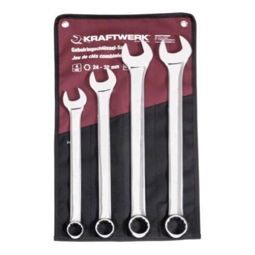 Kraftwerk Tools 2502 Sacchetto per pettine 4-p. set di chiavi a chiave 24-32 mm