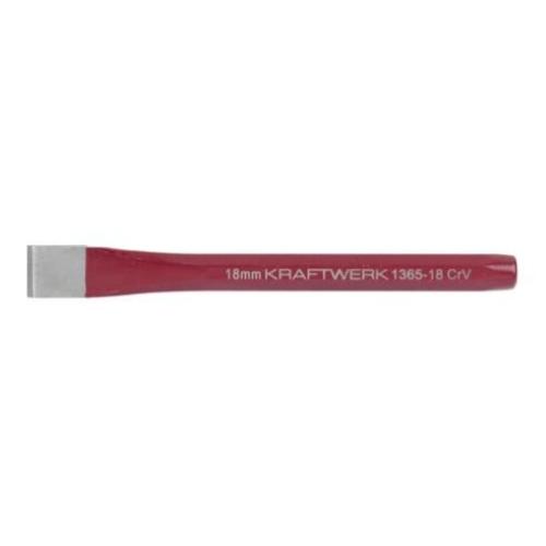 Kraftwerk Tools 1365-18 Scalpello a freddo 18mm x 165mm verniciato