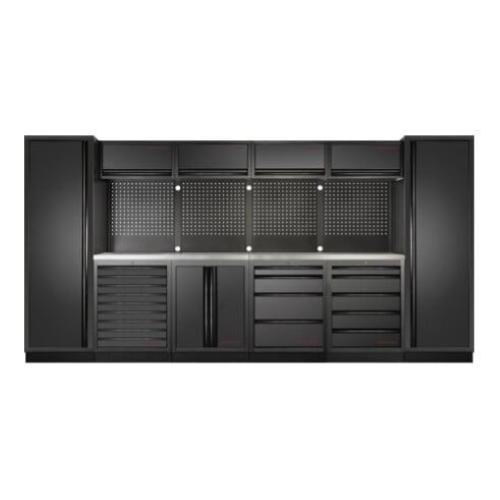 Kraftwerk Tools 3964F-BLK-IX MOBILIO BLK 6-elements workstation, inox