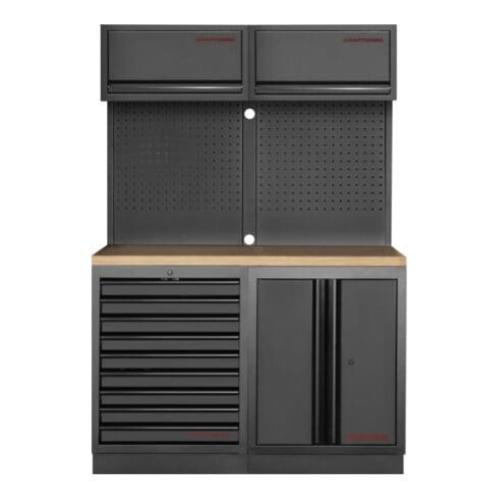 Kraftwerk Tools 3964K-BLK-010 MOBILIO BLK 2-elements workstation, beech