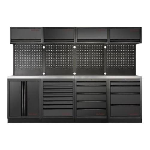 Kraftwerk Tools 3964K-BLK-020-IX MOBILIO BLK Mueble modular 4 elementos, Acero inoxidable