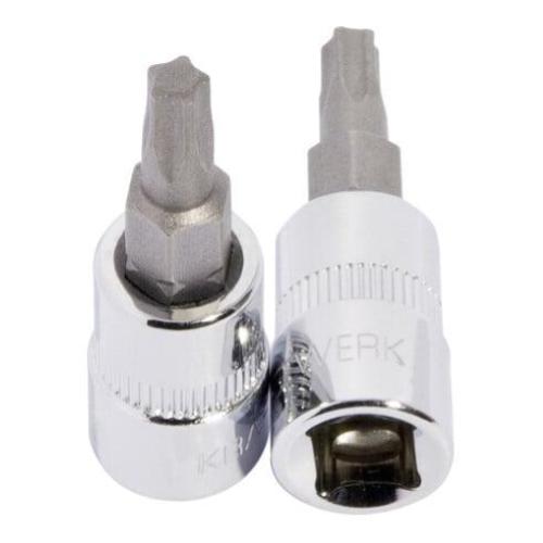 Kraftwerk Tools 115008 1/4" Chiave a bussola giravite Pentatorx,  TS 8