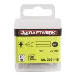 Kraftwerk Tools 2701-10 1/4'' Inserto Phillips 25 mm Nr. 1, 10 pz.