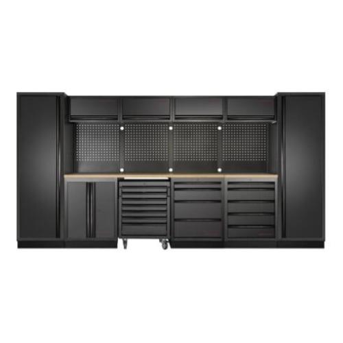 Kraftwerk Tools 3964K-BLK-017 MOBILIO BLK 6-elements workstation, beech