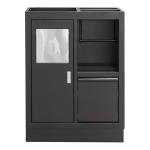 Kraftwerk Tools 3964-11-BLK Pattumiera e vano portarotolo BLK