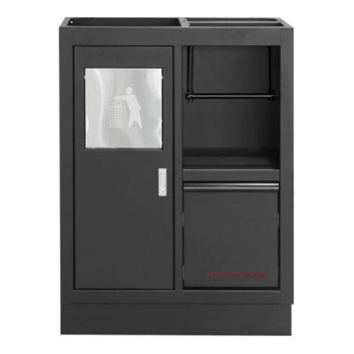 Kraftwerk Tools 3964-11-BLK Mueble bajo para papelera/soporte papel BLK
