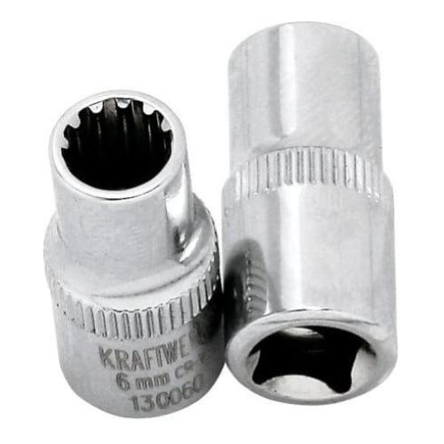 Kraftwerk Tools 130060 1/4" dr. Combi socket 6 mm